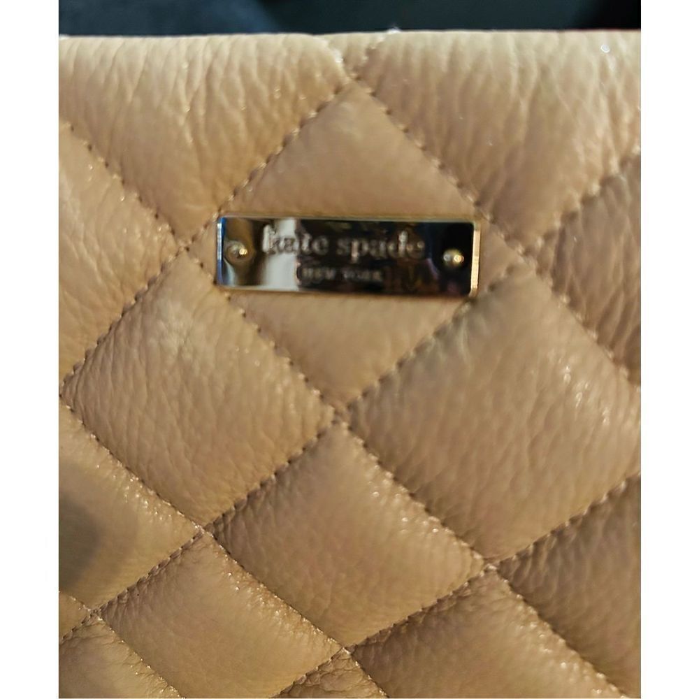 KATE SPADE - Cashew Quilted Leather Gold Coast Maryanne Shoulder Bag - Picture 7 of 9